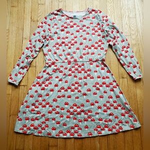 Winter Water Factory • Victoria • Fit And Flare • Whimsical Winter Mushrooms